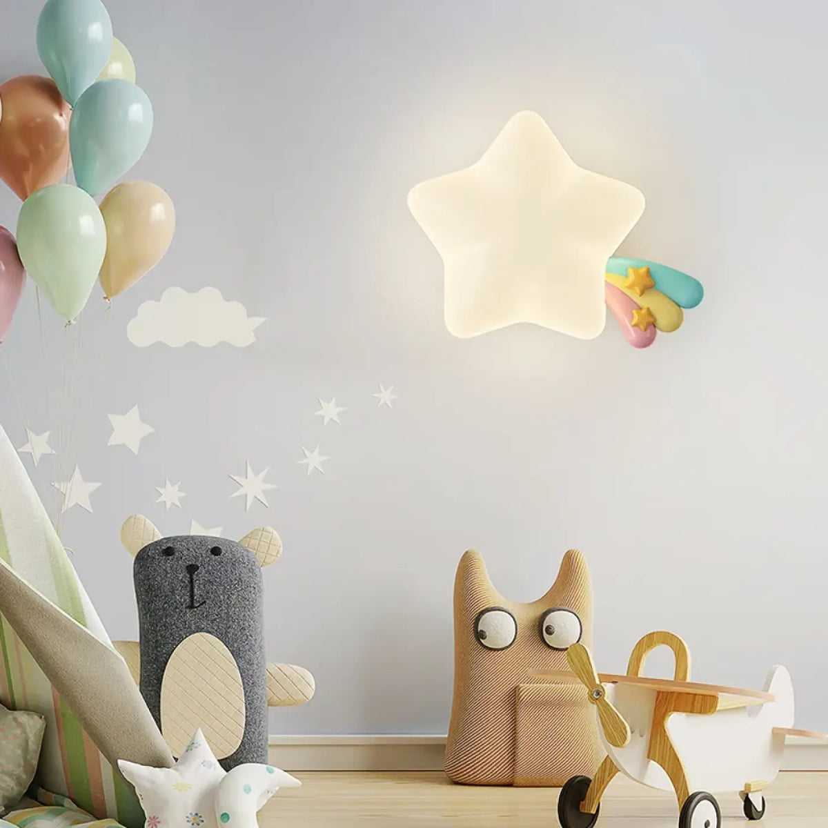 Applique Murale Enfant Étoile et Figurine – Tario