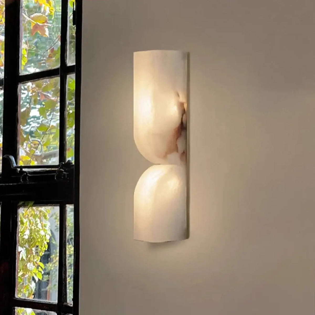 Applique Murale Blanche Imprimé Marbre – Sovane