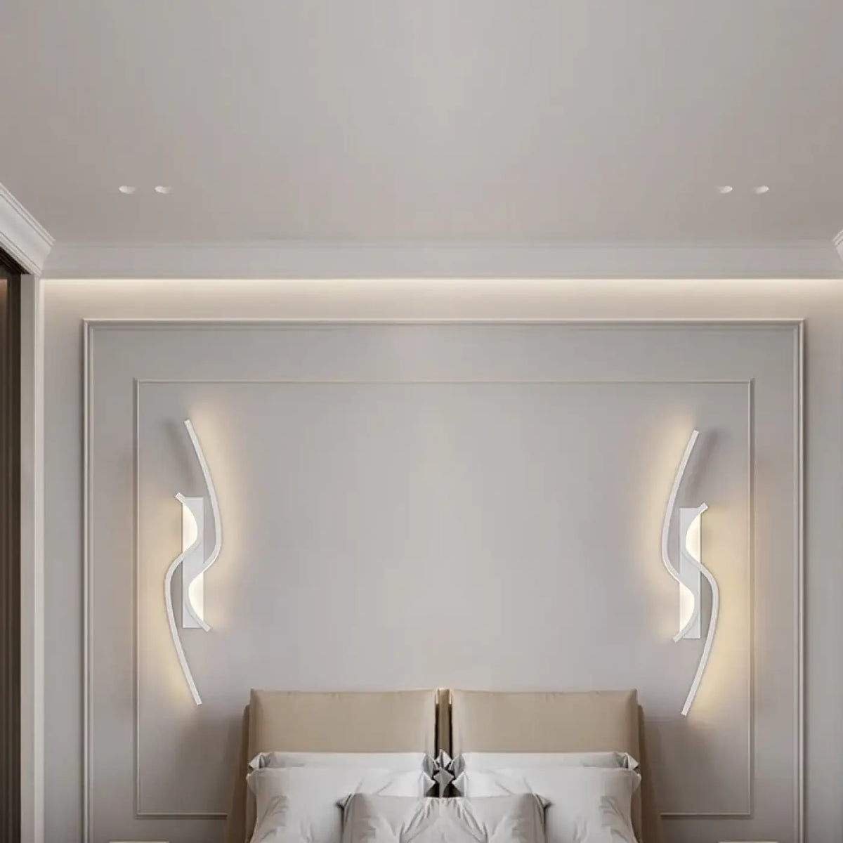 Applique Murale LED Double Vague – Darel