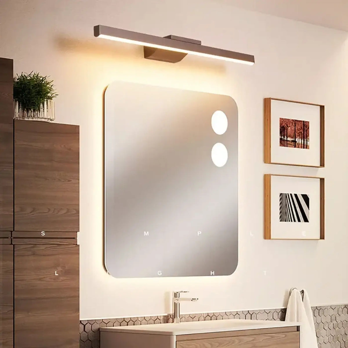 Applique Murale LED Marron Chocolat – Terio