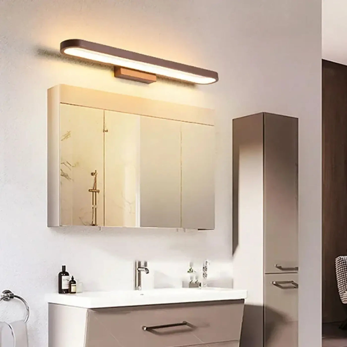 Applique Murale LED Marron Chocolat – Terio
