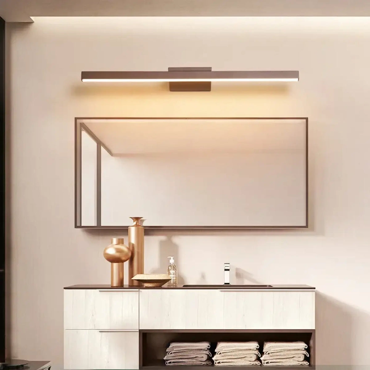 Applique Murale LED Marron Chocolat – Terio
