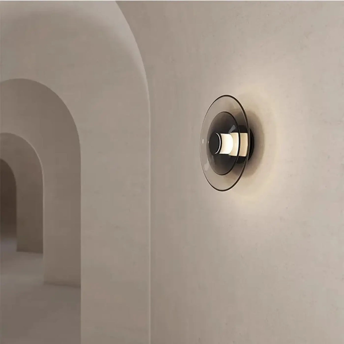 Applique Murale LED Circulaire Noire – Virette