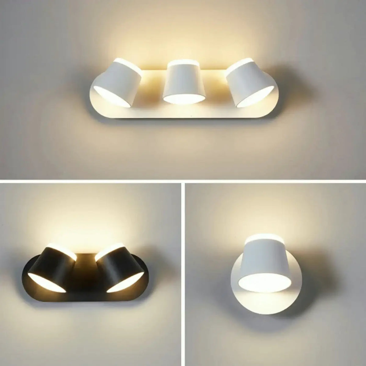 Applique Murale LED Moderne Multi-Lampes – Lévio