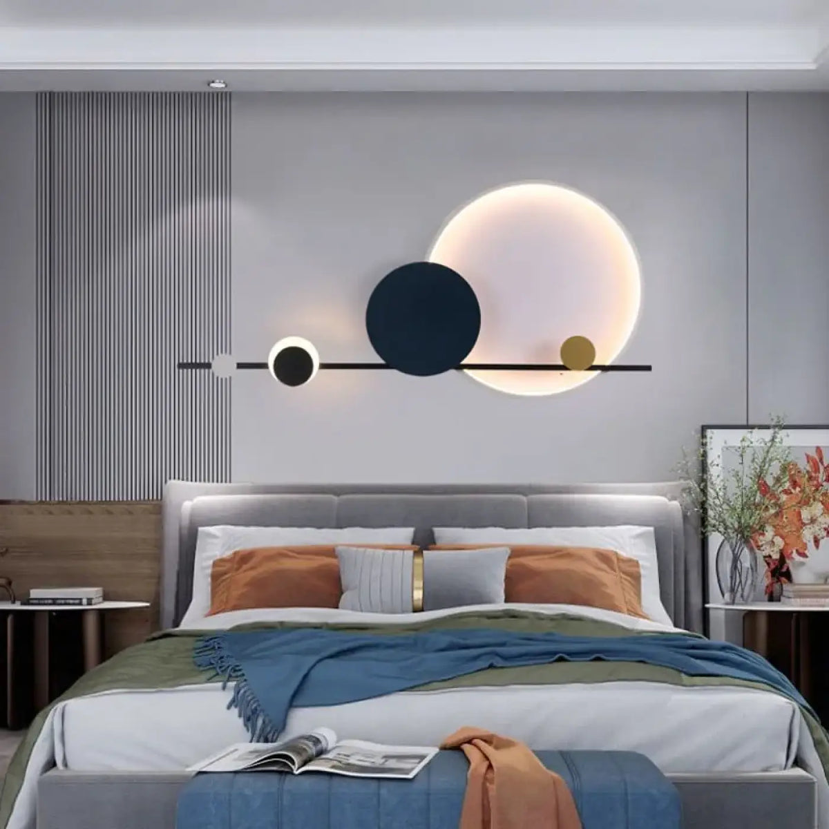 Applique Murale LED à Cercles – Selane