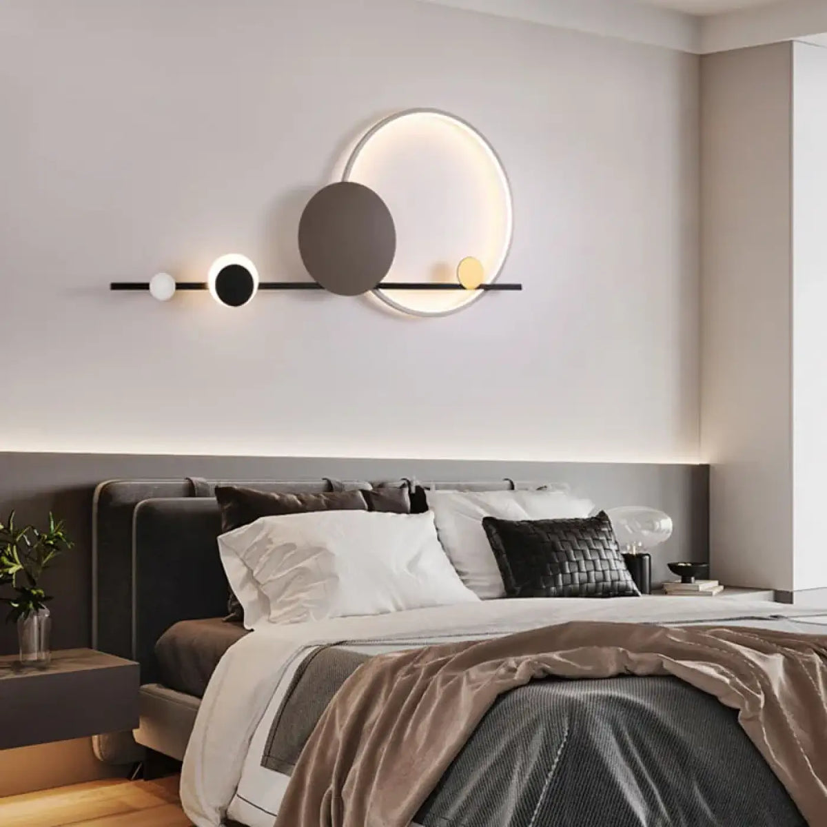 Applique Murale LED à Cercles – Selane