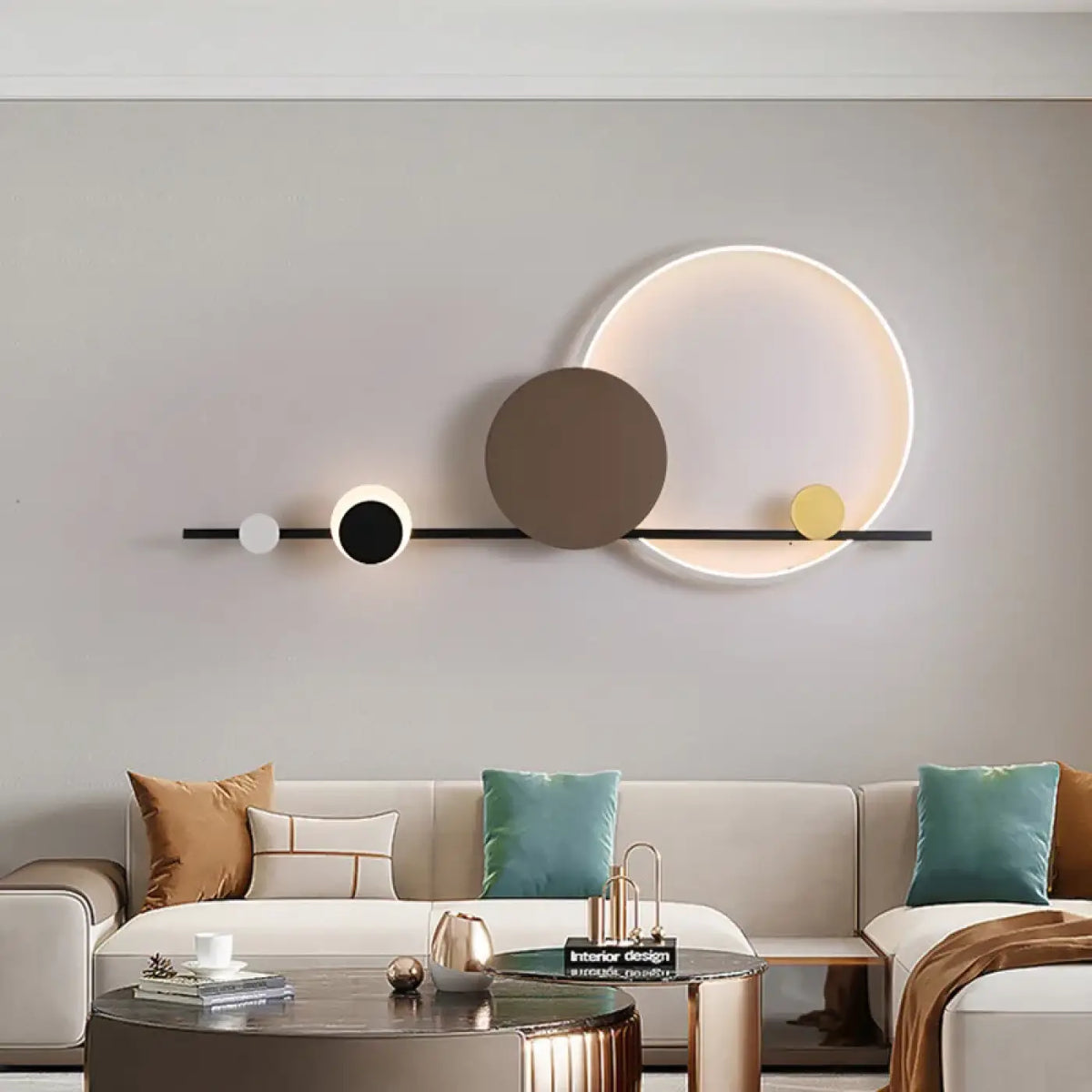 Applique Murale LED à Cercles – Selane