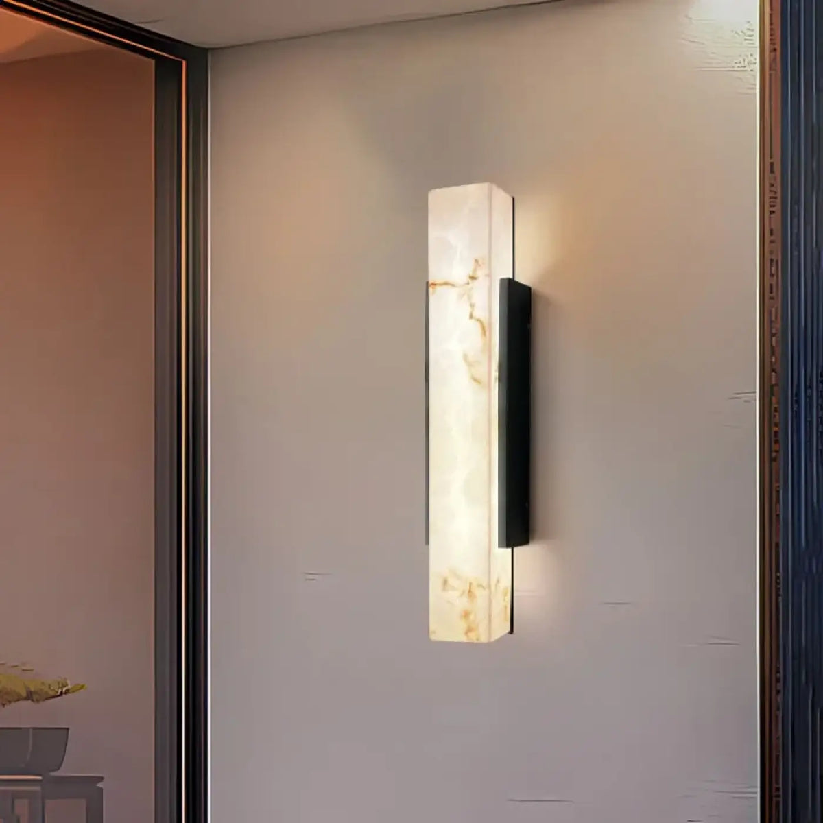 Applique Murale LED Extérieure Effet Marbre – Bemine