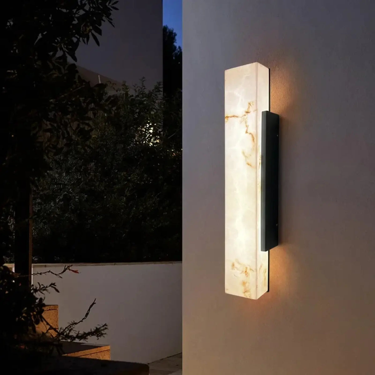Applique Murale LED Extérieure Effet Marbre – Bemine