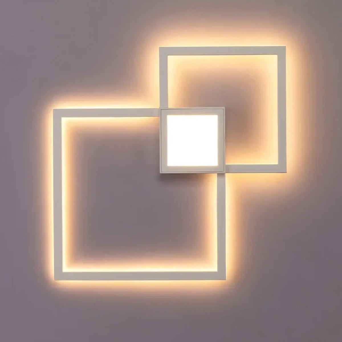 Applique Murale LED Carrés Géométriques – Demio