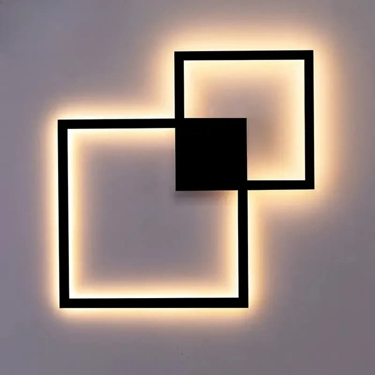 Applique Murale LED Carrés Géométriques – Demio