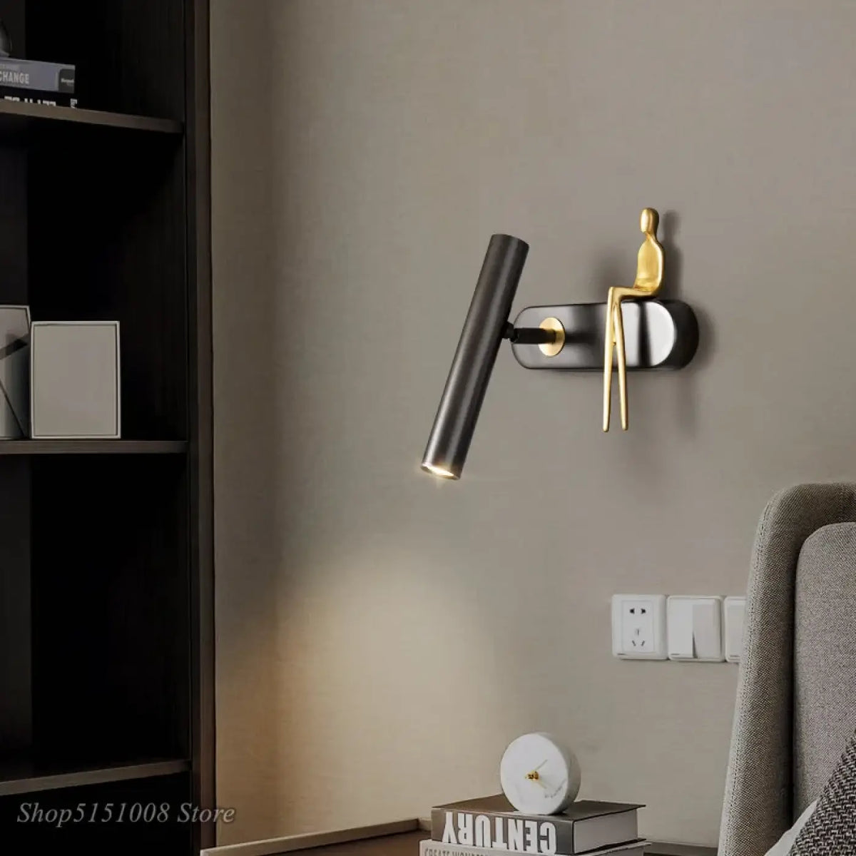 Applique Murale LED Bonhomme Assis – Kanelle