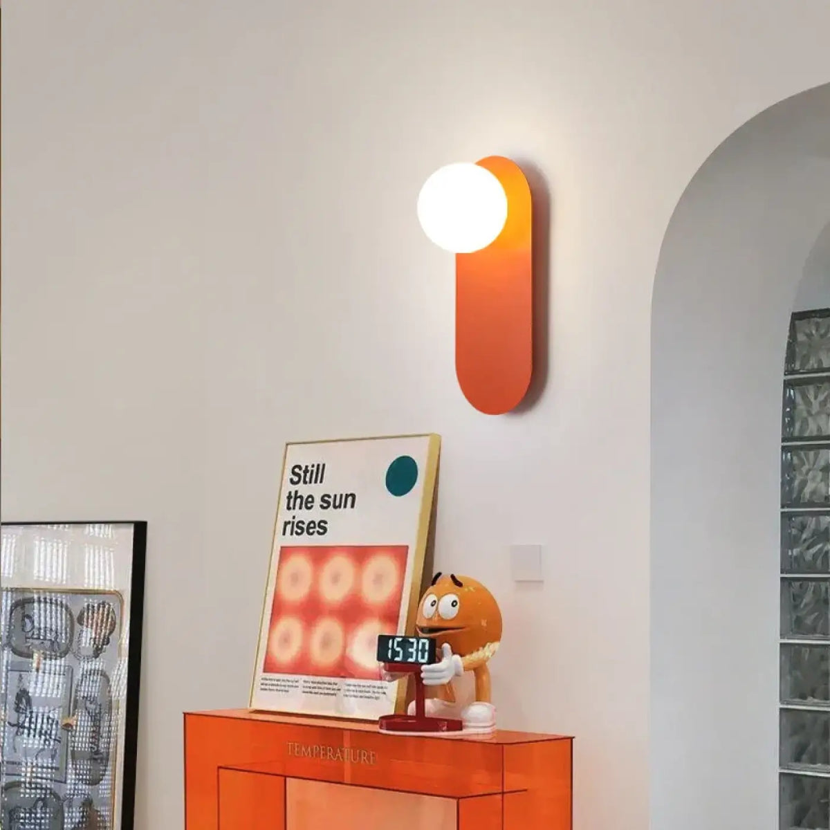 Applique Murale LED Boule Blanche – Dimon