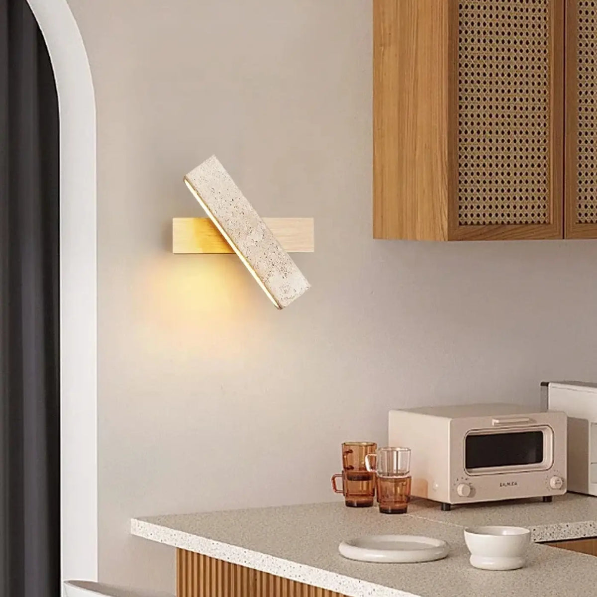 Applique Murale LED Pierre et Bois – Réman