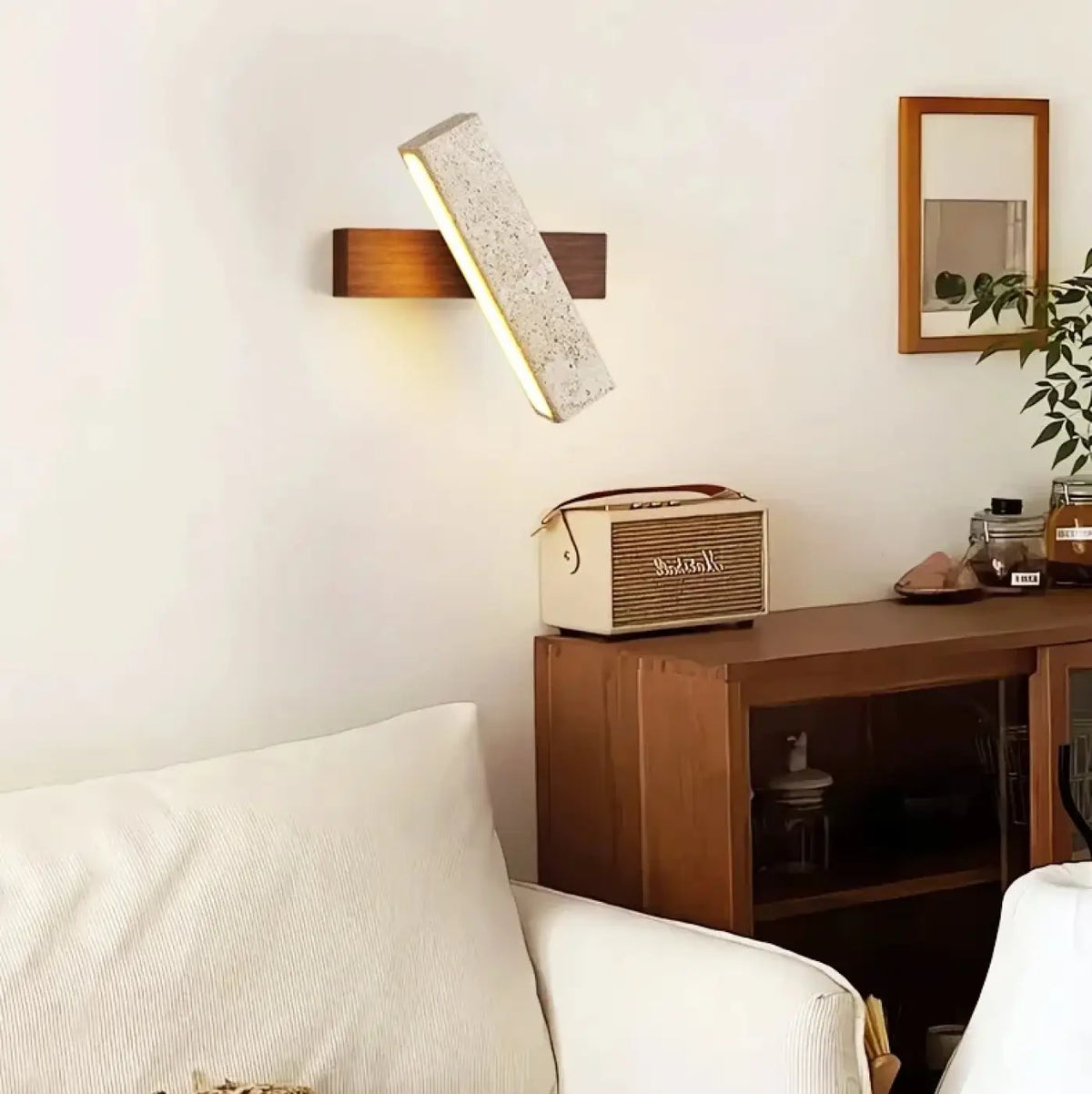Applique Murale LED Pierre et Bois – Réman