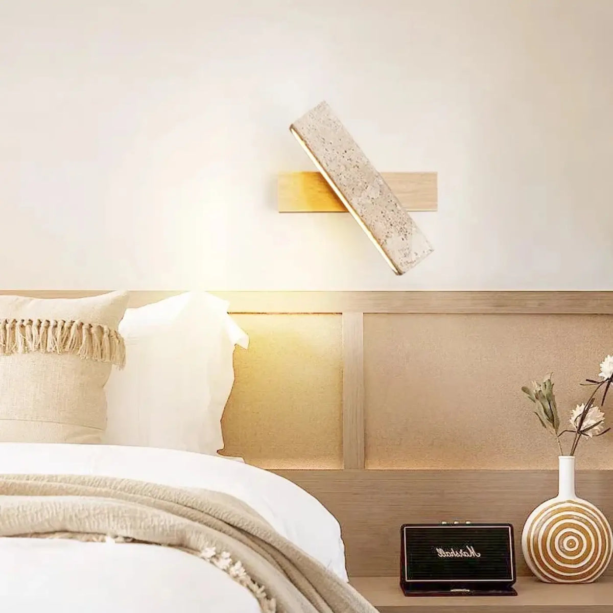 Applique Murale LED Pierre et Bois – Réman