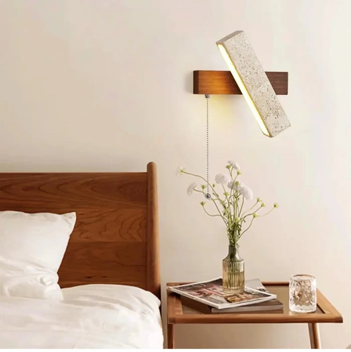 Applique Murale LED Pierre et Bois – Réman