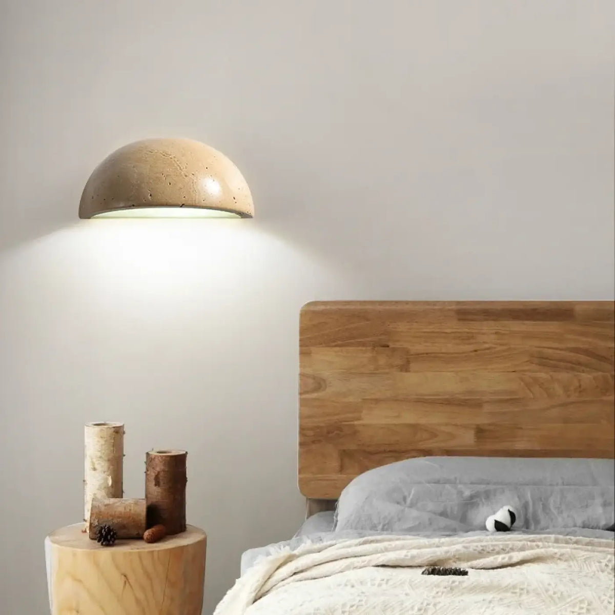 Applique Murale Marbre Demi-Sphère LED – Déson