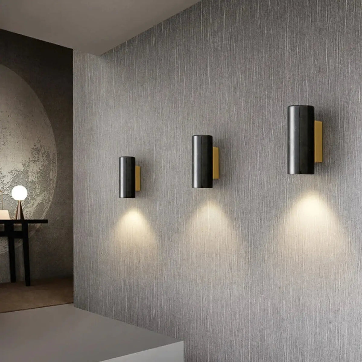 Applique Murale LED en Marbre – Fanio