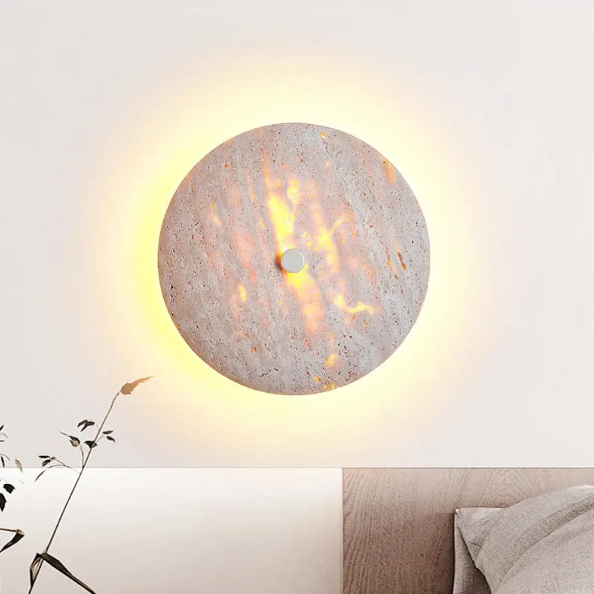 Applique Murale Minérale Effet Halo – Midan