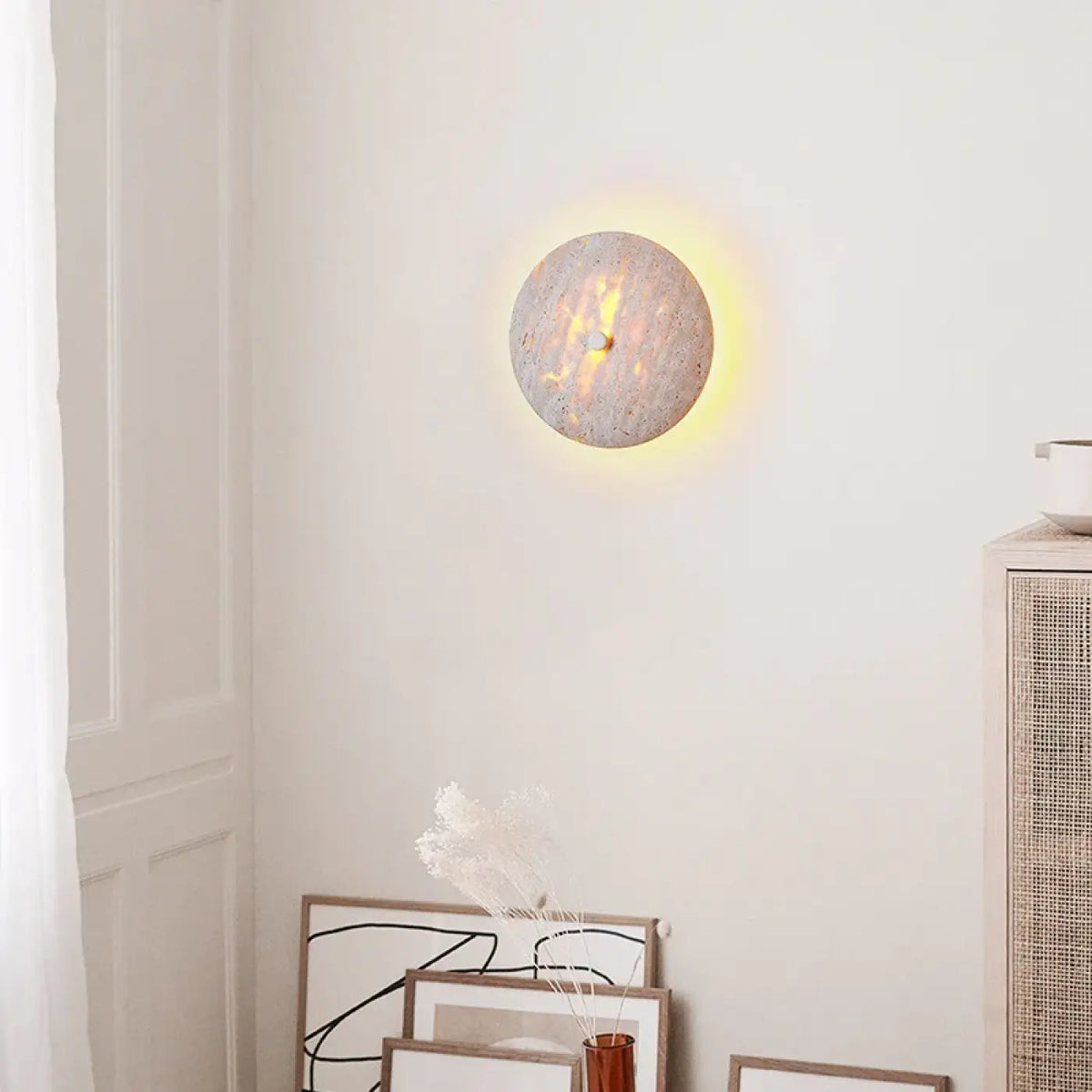 Applique Murale Minérale Effet Halo – Midan