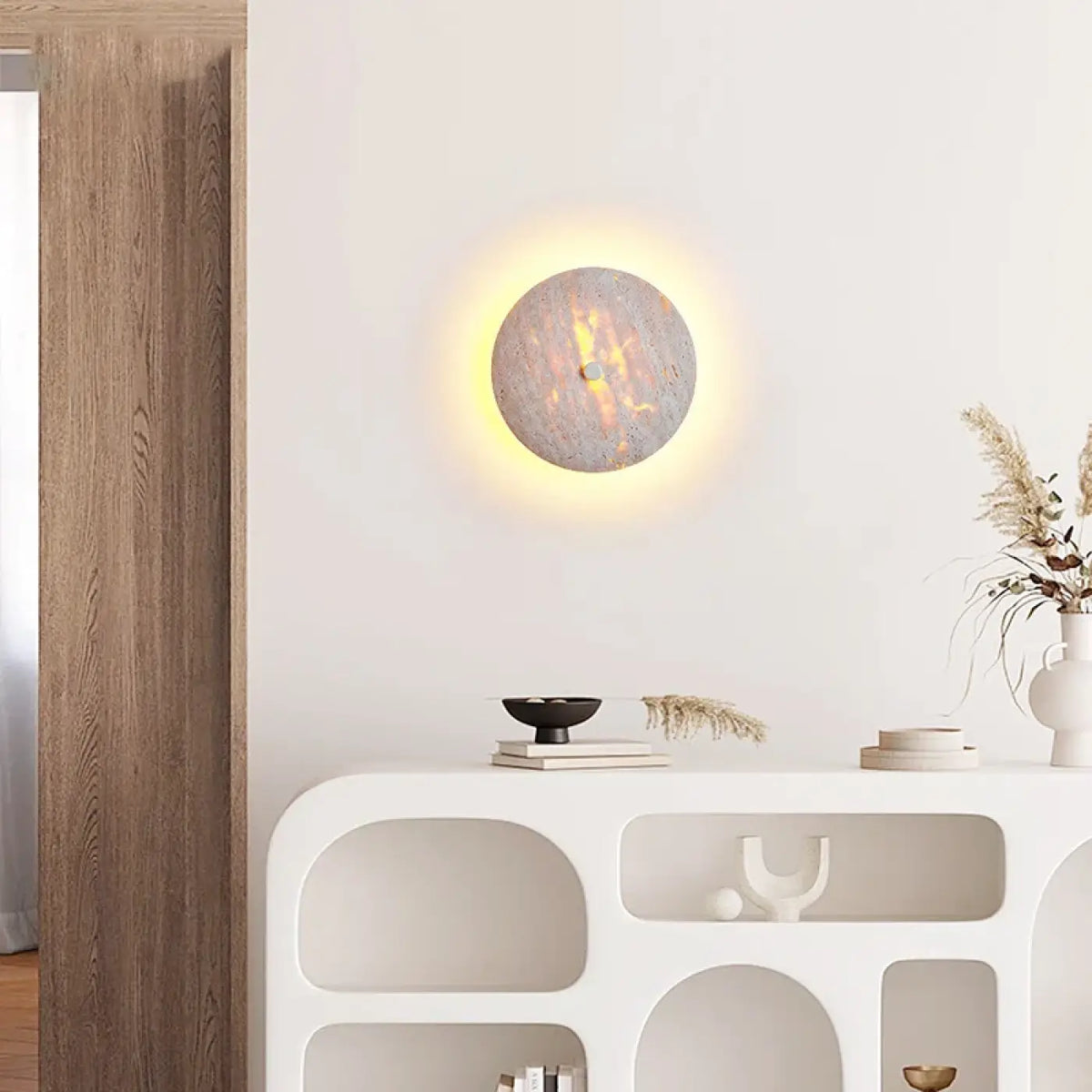 Applique Murale Minérale Effet Halo – Midan