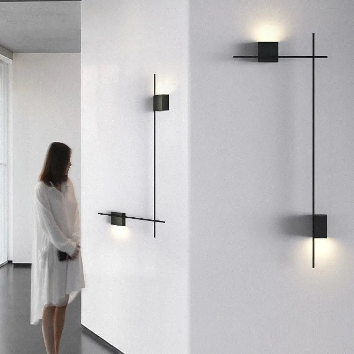 Applique Murale Géométrique Noire – Kedon