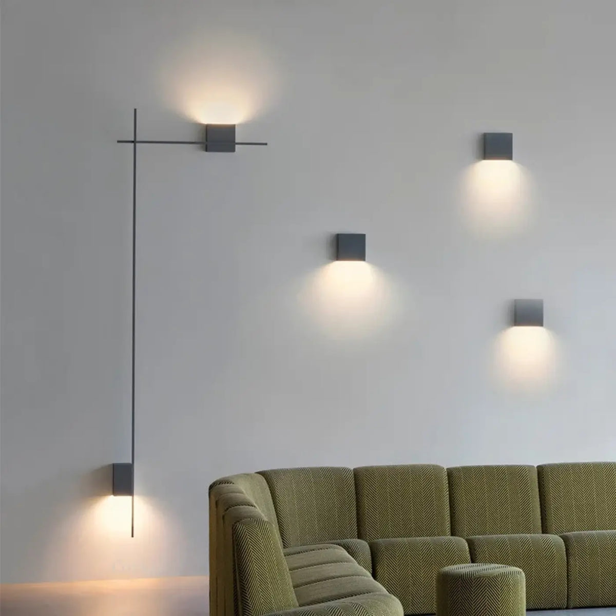 Applique Murale Géométrique Noire – Kedon