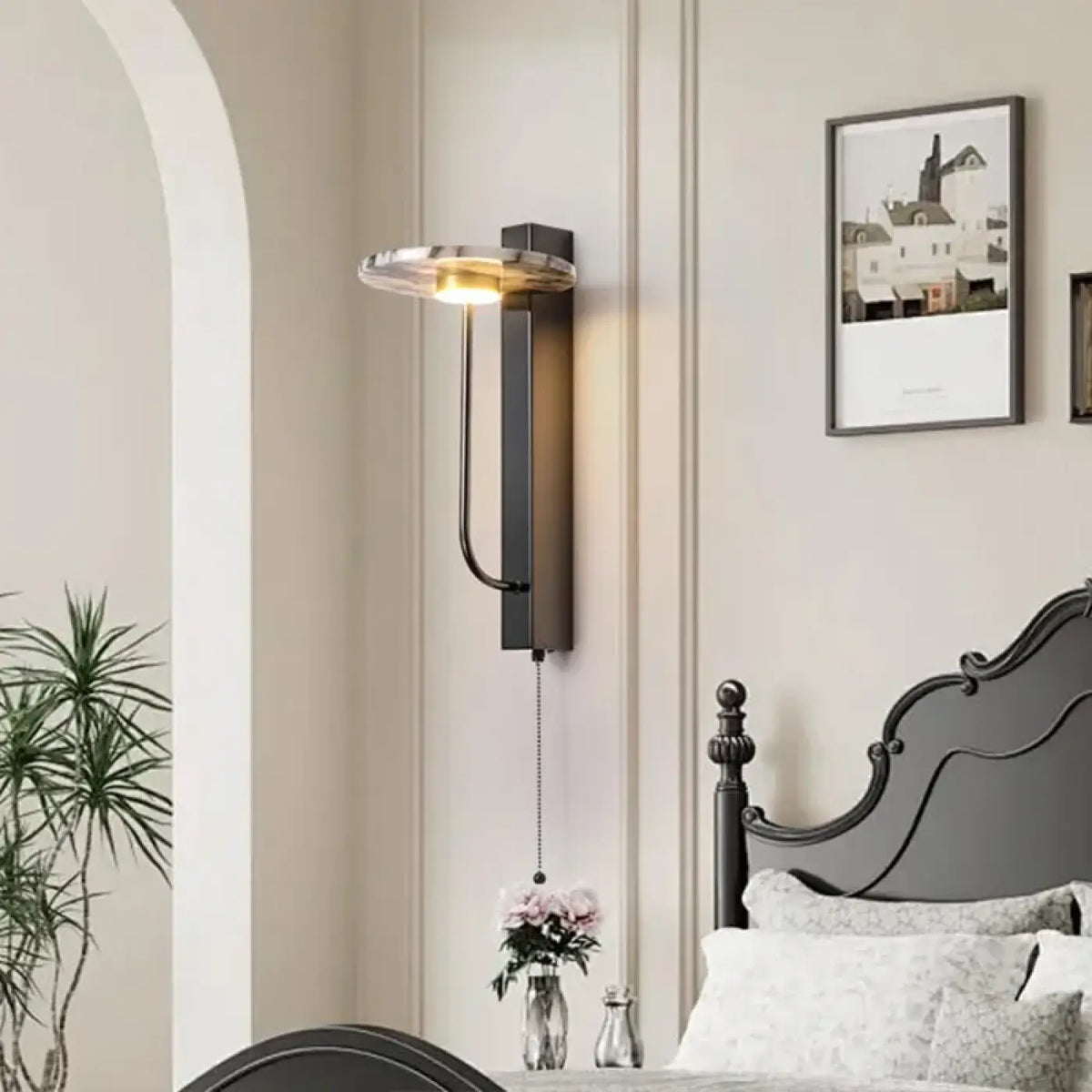 Applique Murale LED Noire Minimaliste – Vélan