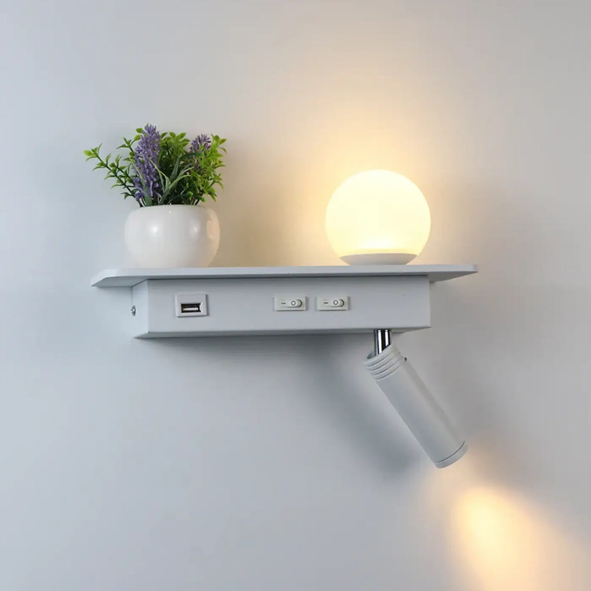 Applique Murale LED avec Plante – Lodon
