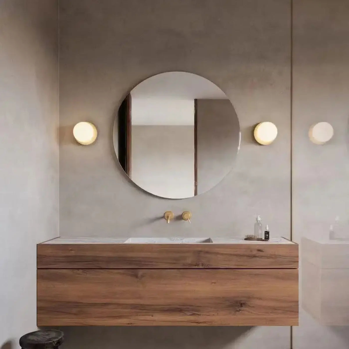Applique Salle de Bain Verre Opalin – Vania