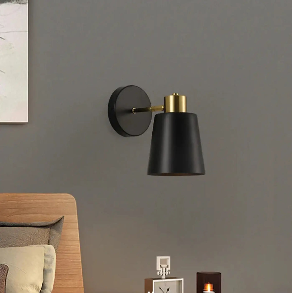 Applique Murale Noire Tête de Lit – Domon