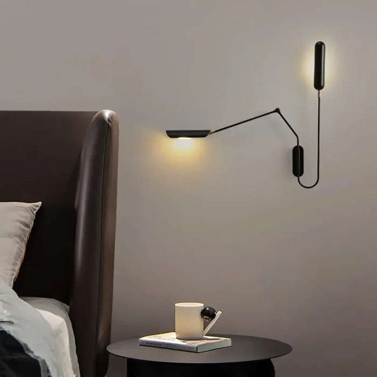 Applique Murale Noire Orientable Bras Long – Medine