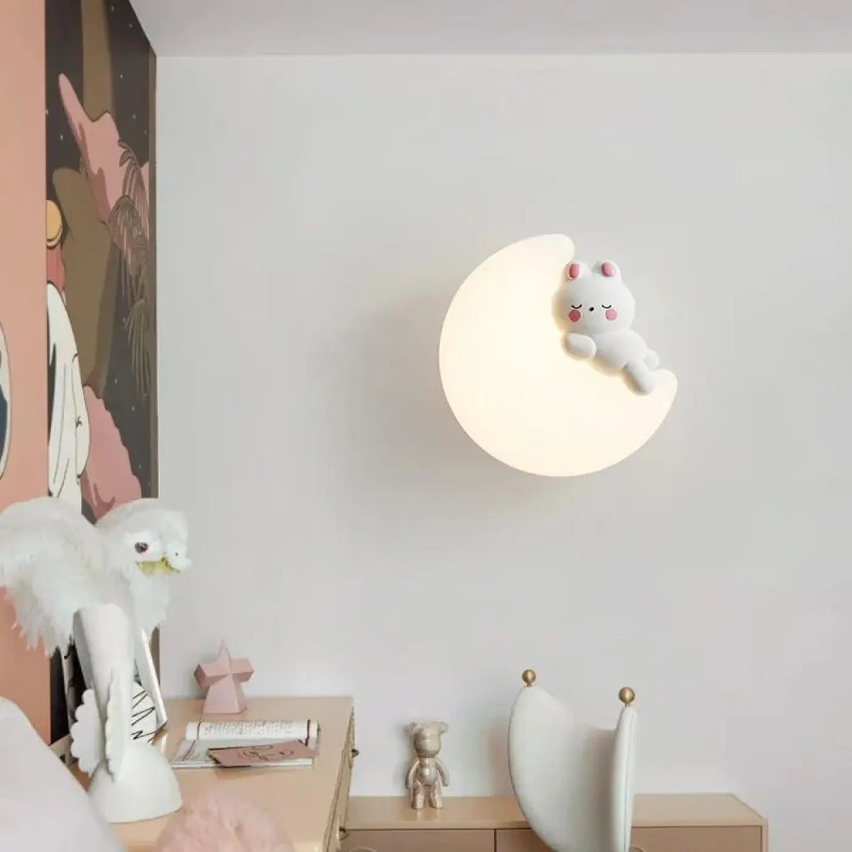 Applique Murale Enfant Nuage et Animal – Leselle