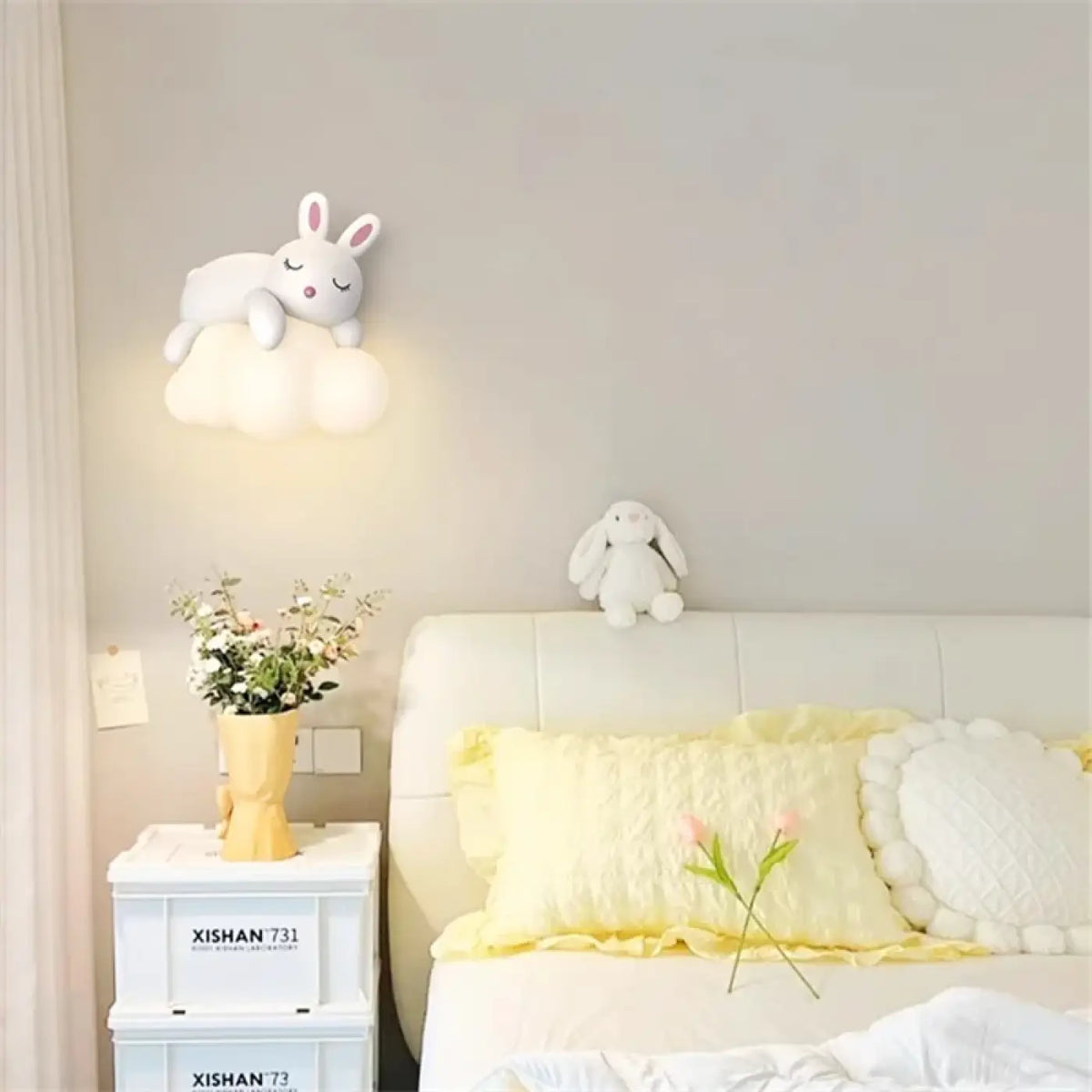 Applique Murale Enfant Nuage et Animal – Leselle