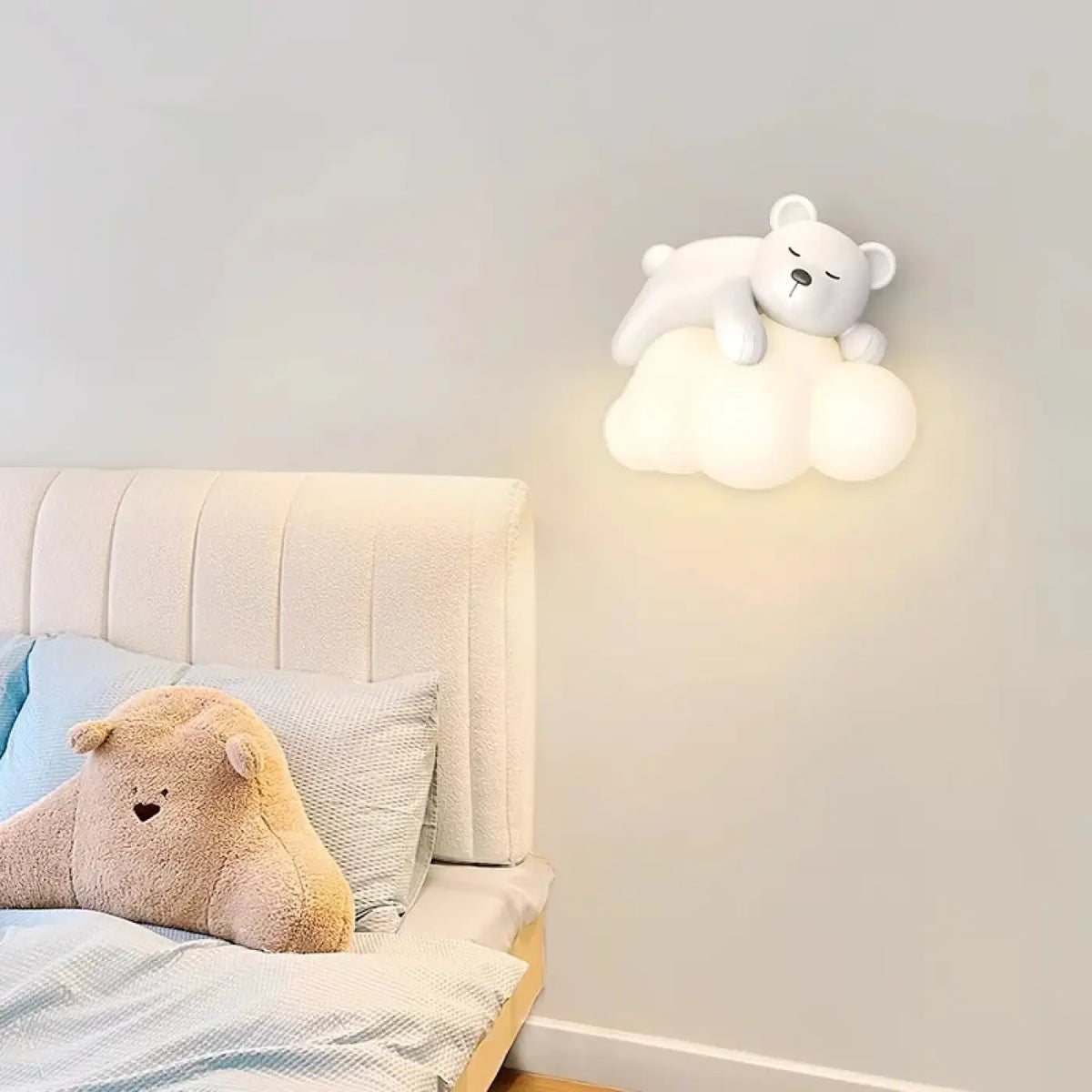 Applique Murale Enfant Nuage et Animal – Leselle