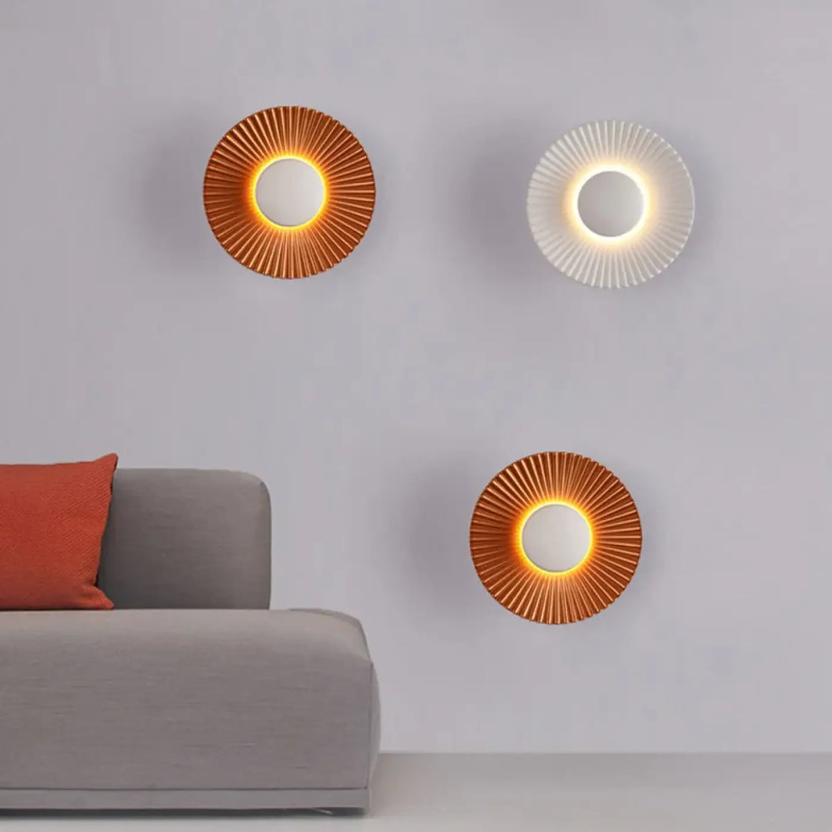 Applique Murale en Verre Cannelé – Loron