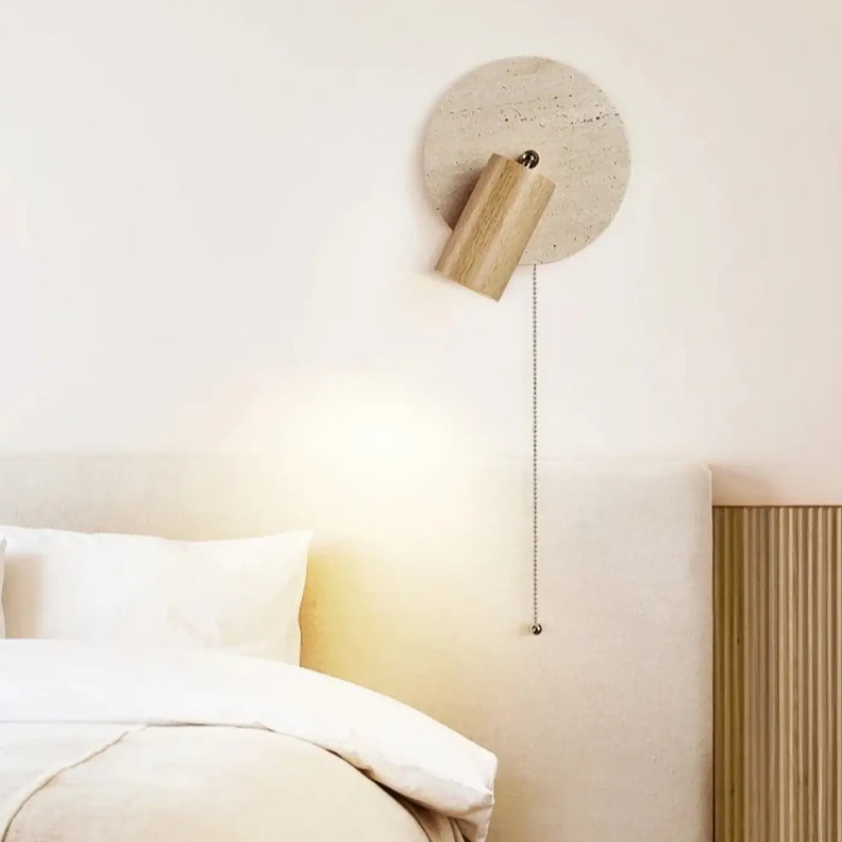 Applique Murale Orientable en Travertin – Konon