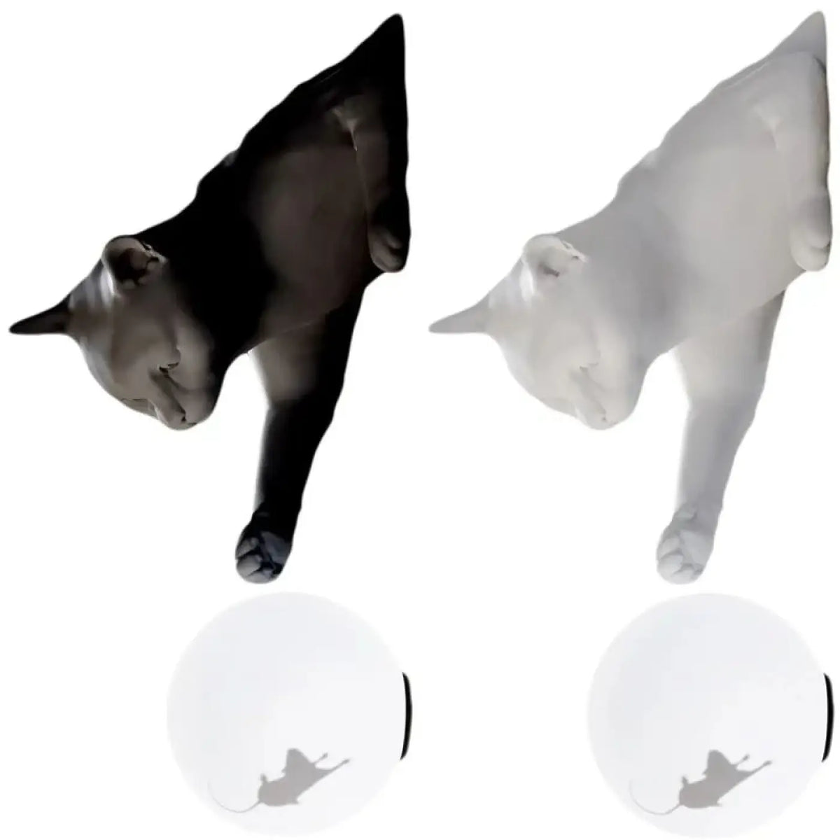Applique Murale Chat à Boule Lumineuse – Mesine