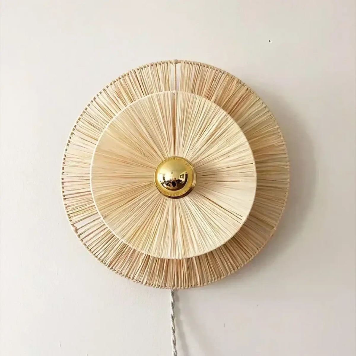 Applique Murale en Paille Moderne – Madel