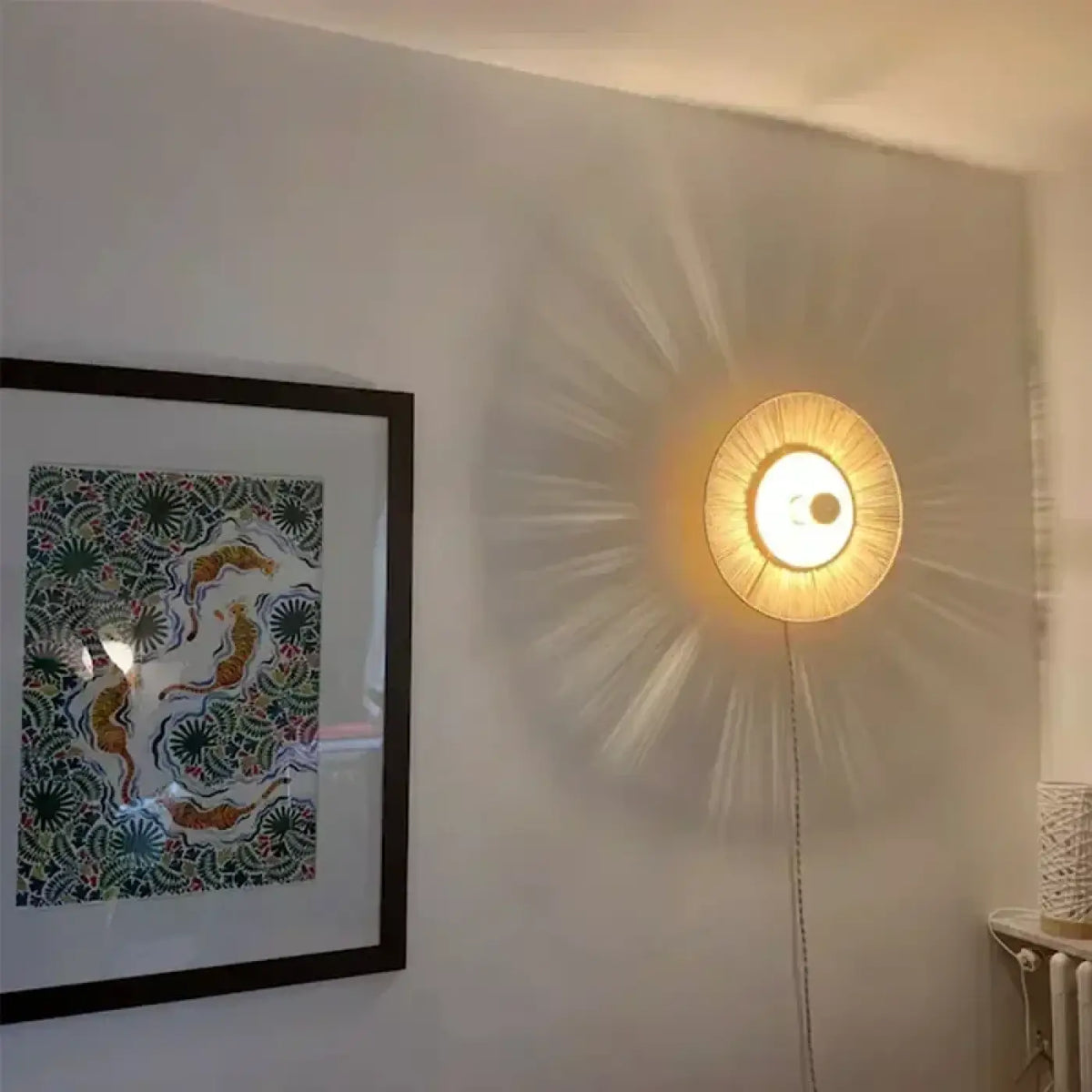 Applique Murale en Paille Moderne – Madel