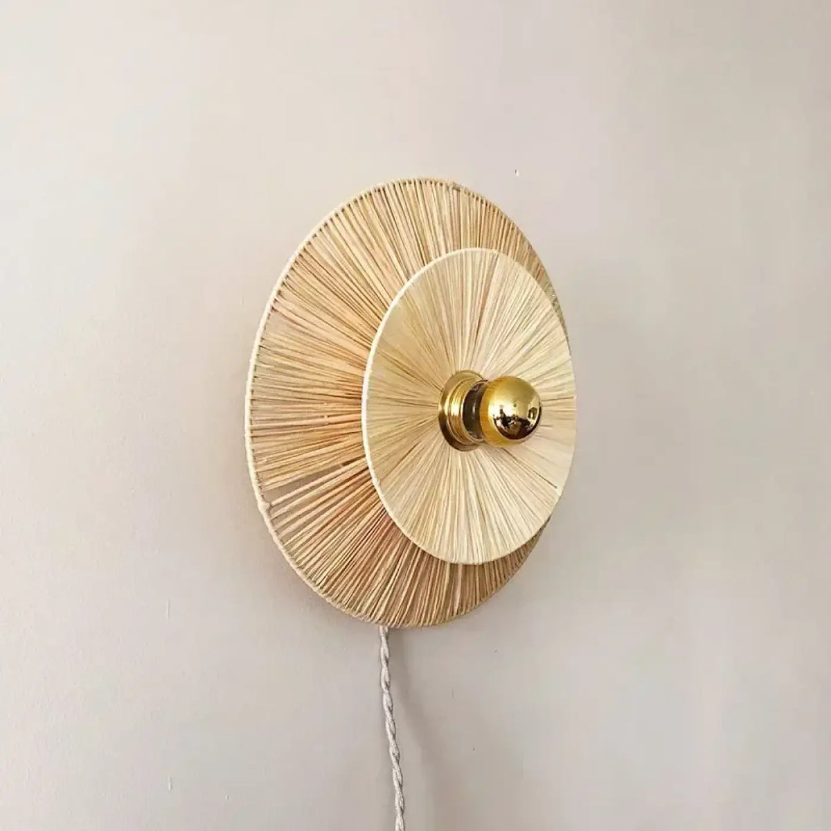 Applique Murale en Paille Moderne – Madel