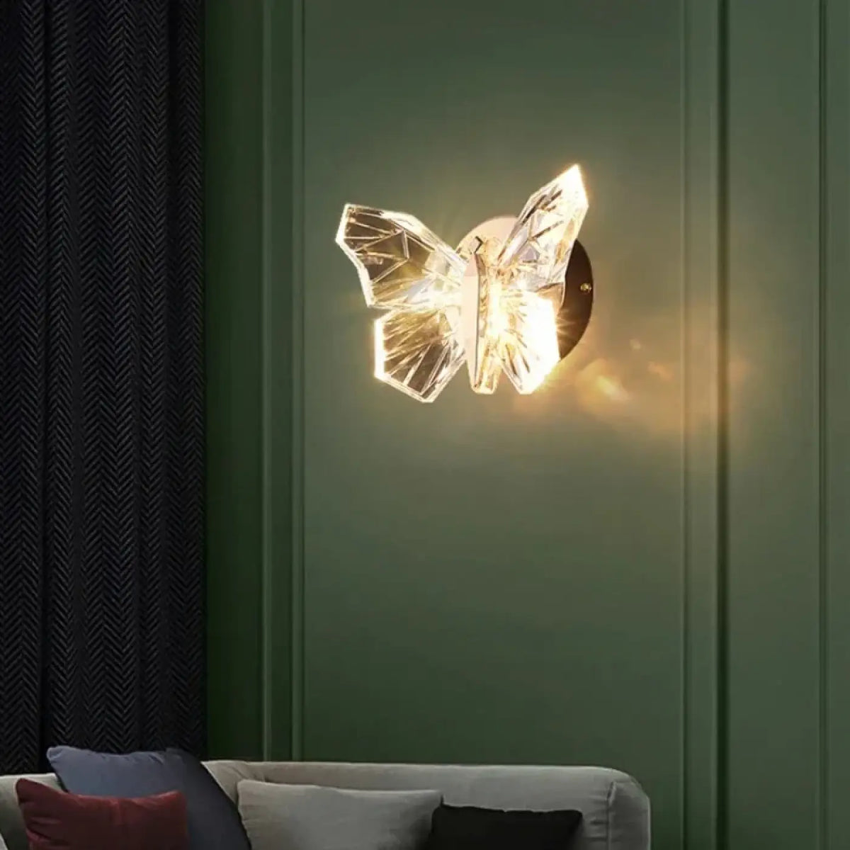 Applique Murale Papillon en Cristal – Zoline
