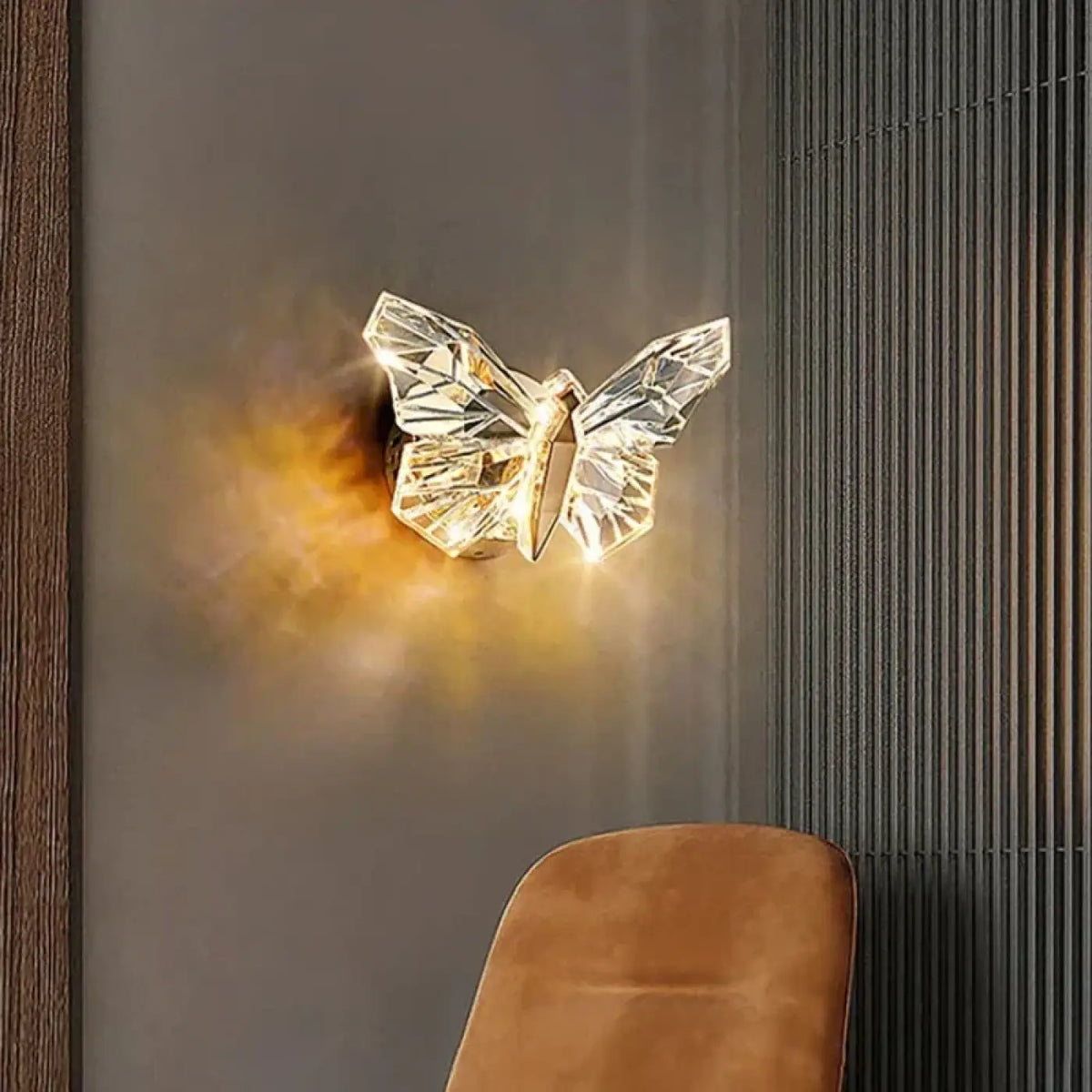 Applique Murale Papillon en Cristal – Zoline