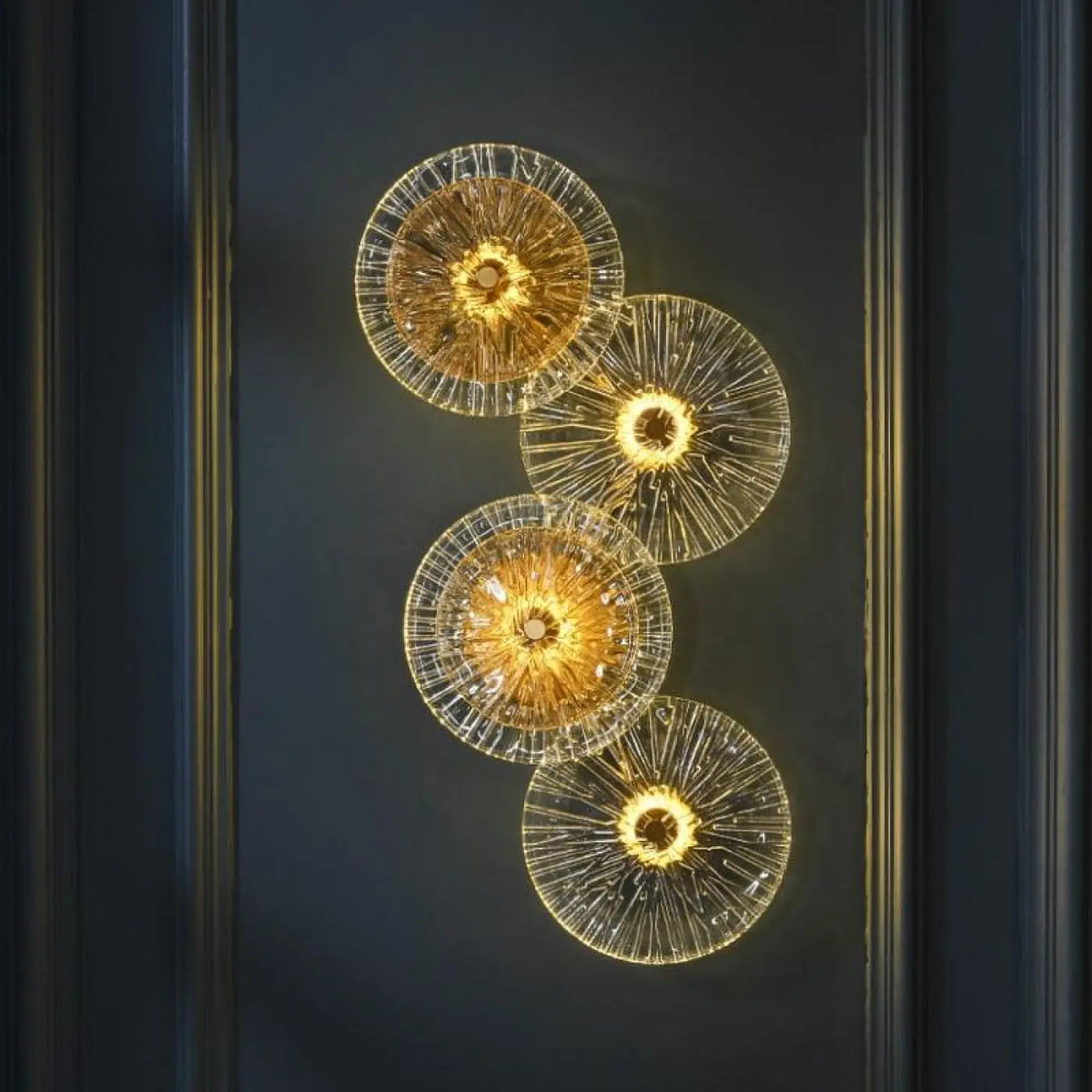 Applique Murale en Pâte de Verre – Basia