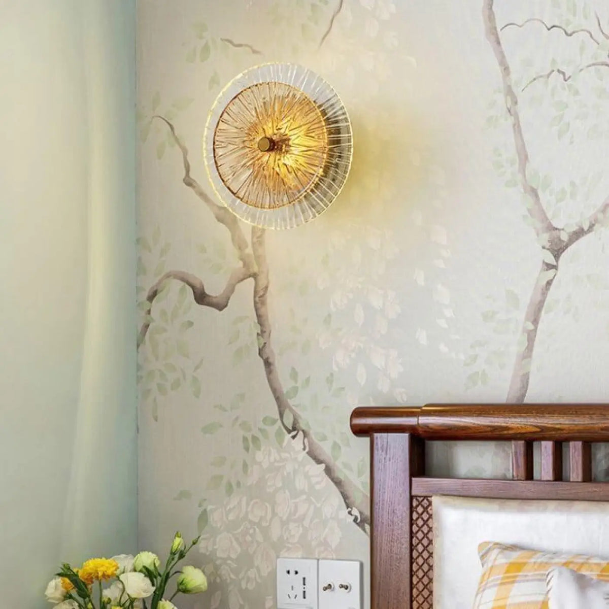 Applique Murale en Pâte de Verre – Basia