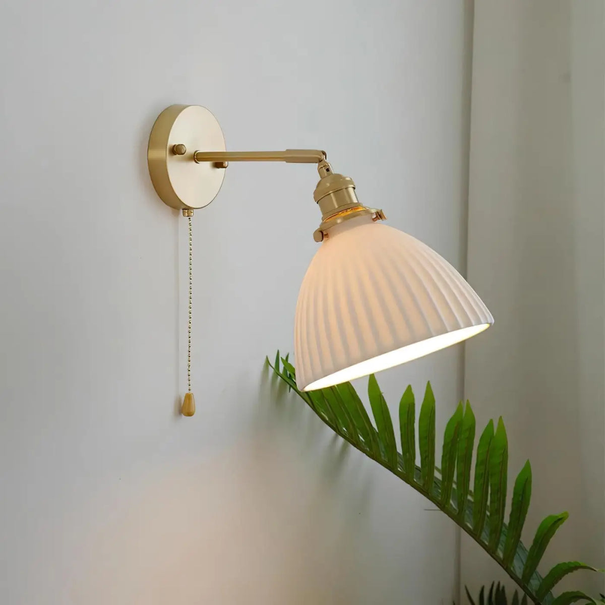 Applique Murale en Porcelaine Blanche – Filan