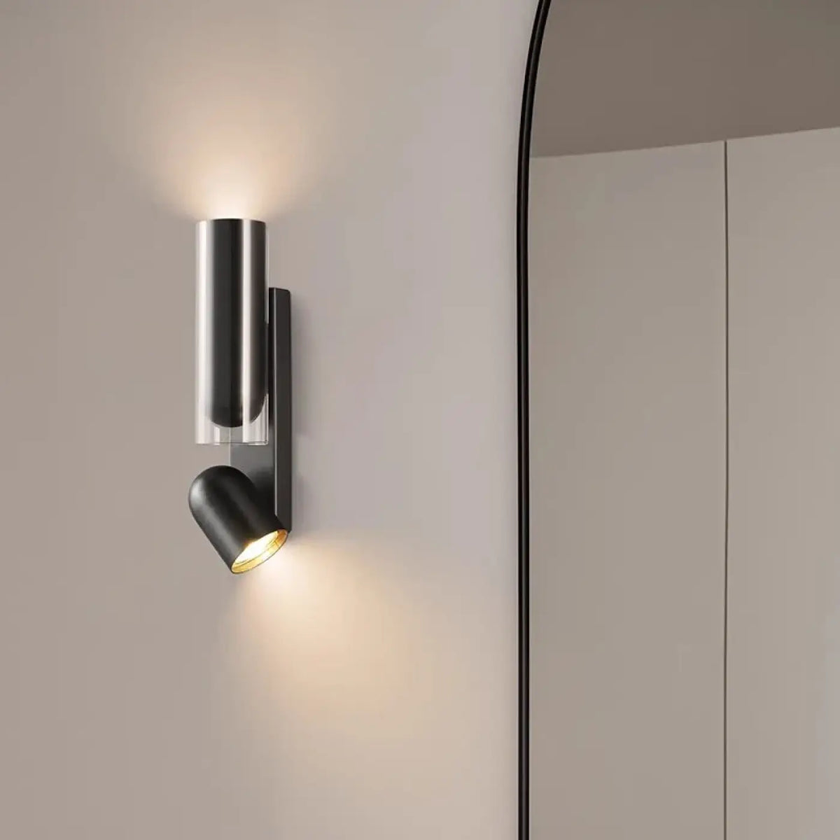 Applique Murale Orientable Noire ou Bronze – Dimel
