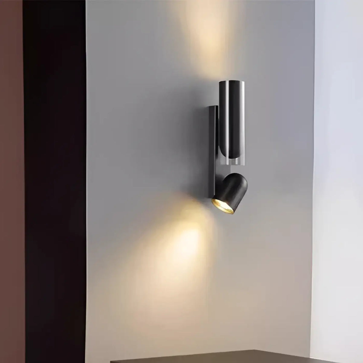 Applique Murale Orientable Noire ou Bronze – Dimel