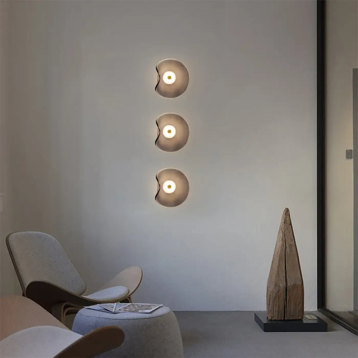 Applique Murale en Verre Soufflé Teinté – Fésis